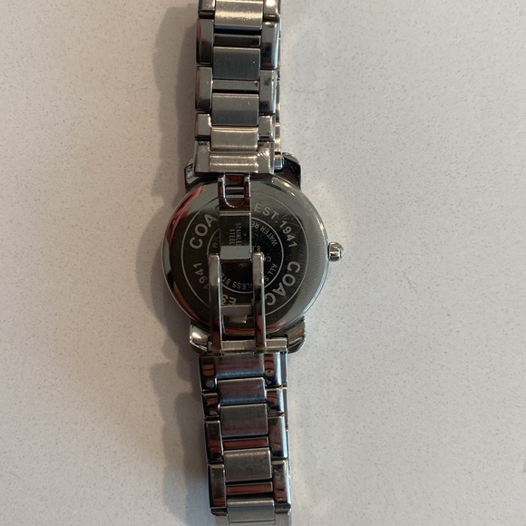 Coach - Ladies Large Coach Silvertone Bracelet Watch - Picture 2 of 5